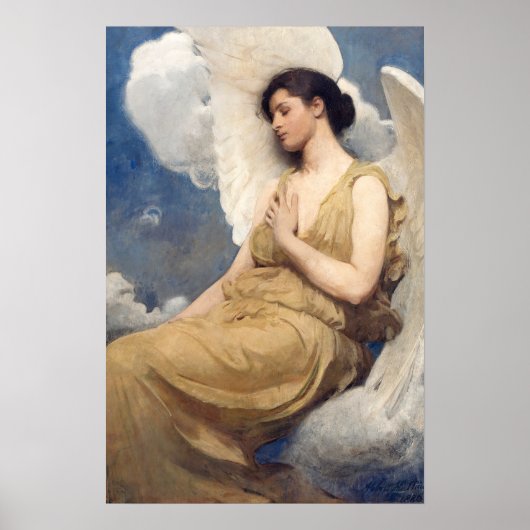 Winged Figure , Famous painting Poster (Voorkant)