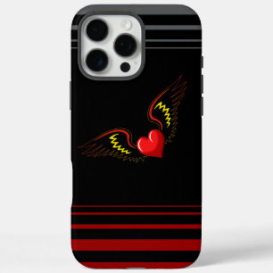 Winged hart iPhone 16 pro max hoesje