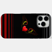 Winged hart Case-Mate iPhone case (Achterkant (horizontaal))