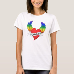 Winged hart De Colores T-Shirt