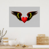 Winged hart poster (Keuken)