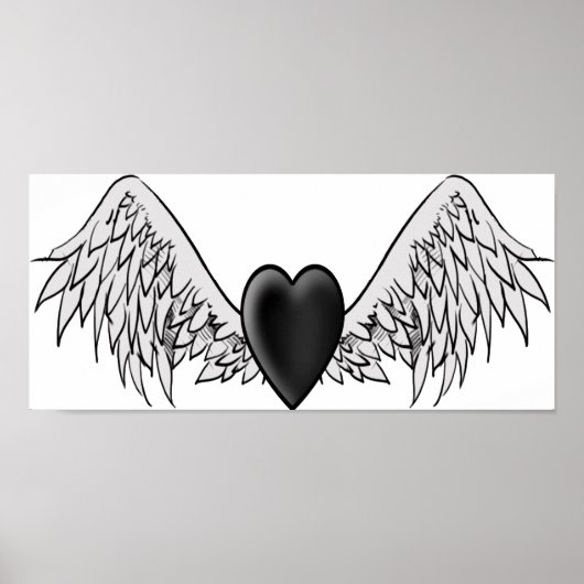 Winged hart poster (Voorkant)