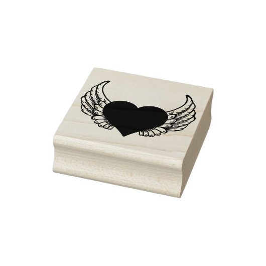 Winged hart Rubberstempel Rubberstempel (Stempel)