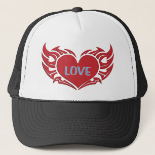 Winged hart trucker pet