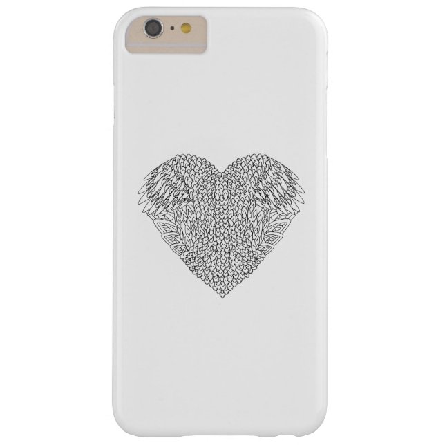 Winged hartenwieg Case-Mate iPhone case (Achterkant)