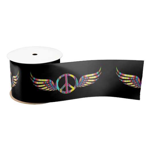Winged Hippie Peace Symbol Thunder_Cove Lint (Spoel)