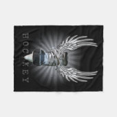 Winged Hockey Fleece Deken (Voorkant (Horizontaal))