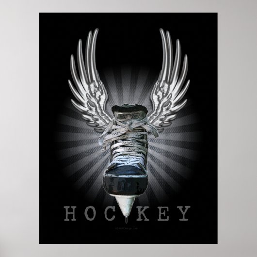 Winged Hockey Poster (Voorkant)