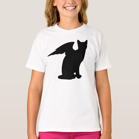Winged kat T-shirt (Voorkant)