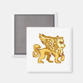 Winged lion magneet (Voorkant / Achterkant)