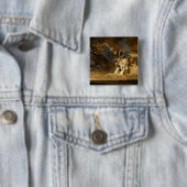 Winged Lioness Button (In situ)