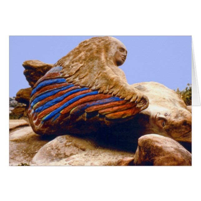 Winged Man/Relining 1/Folkkaart (Voorkant Horizontaal)