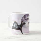 Winged midnight-katten koffiemok (Voorkant links)