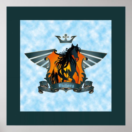 Winged overwinning - Poster (Voorkant)