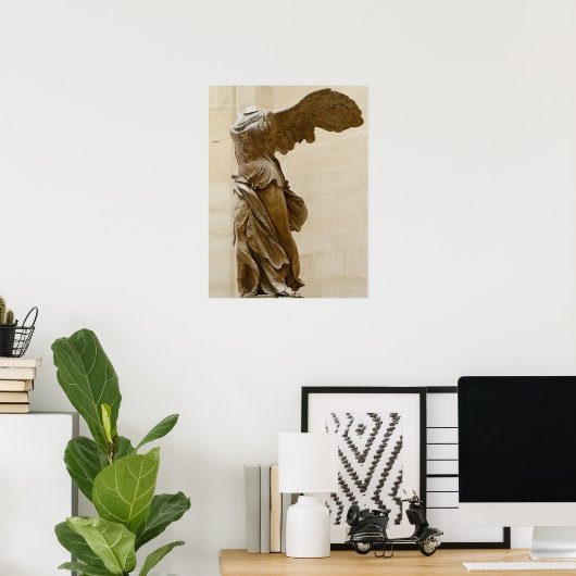 Winged overwinning van Samothrace Poster (Thuiskantoor)