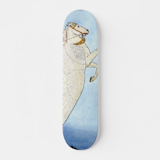 Winged paardenkarton skateboard (Voorkant)