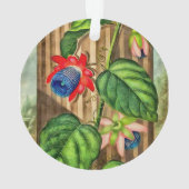 Winged Passion-Flower Temple of Flora - Kerstmis Ornament (achterkant)