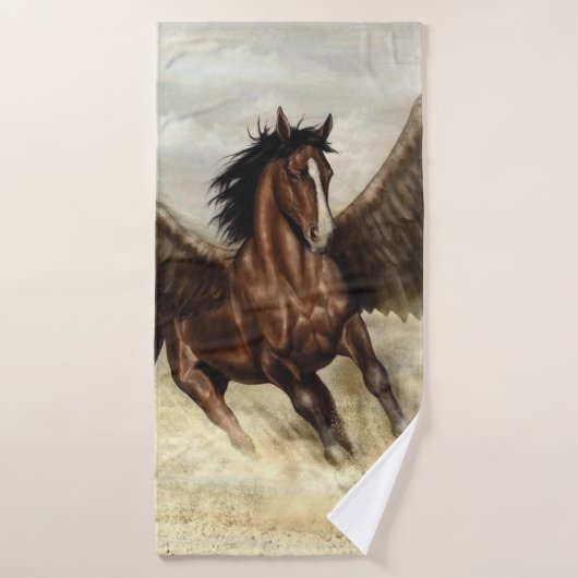 Winged Pegasus Badhanddoek (Badhanddoek)