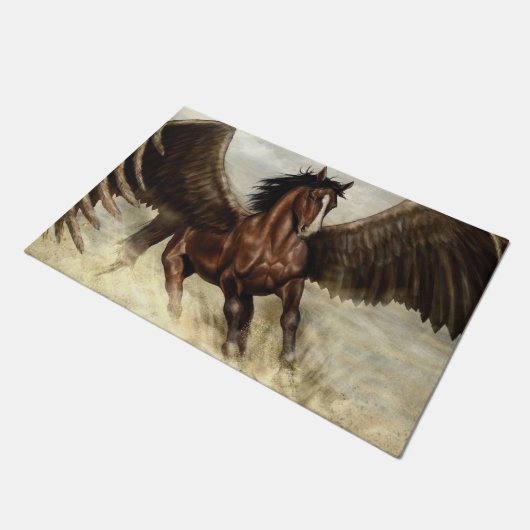 Winged Pegasus Deurmat (Schuin)
