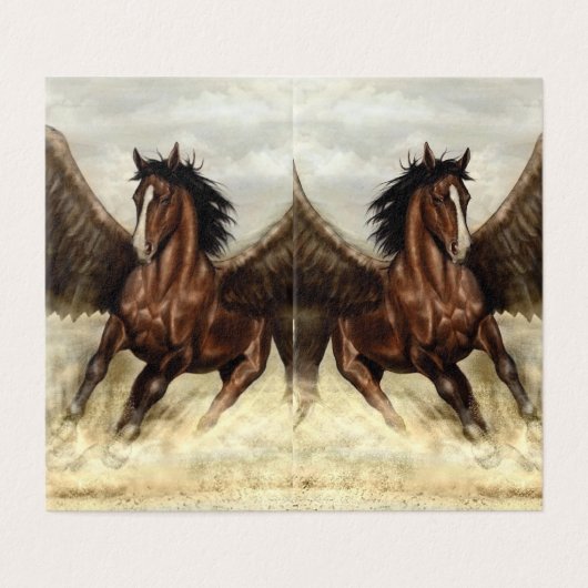 Winged Pegasus Kaart (Buitenkant ongevouwen)