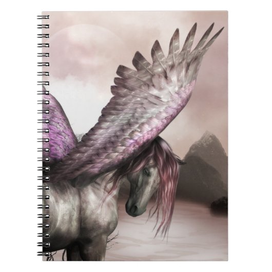Winged Pegasus-laptop Notitieboek (Voorkant)