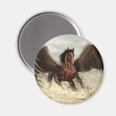 Winged Pegasus Magneet (Voorkant / Achterkant)