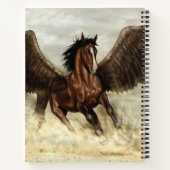 Winged Pegasus  Notitieboek (Achterkant)