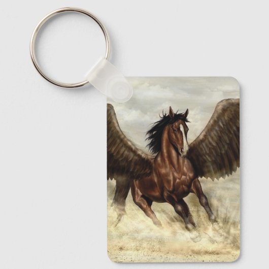 Winged Pegasus Sleutelhanger (Voorkant)