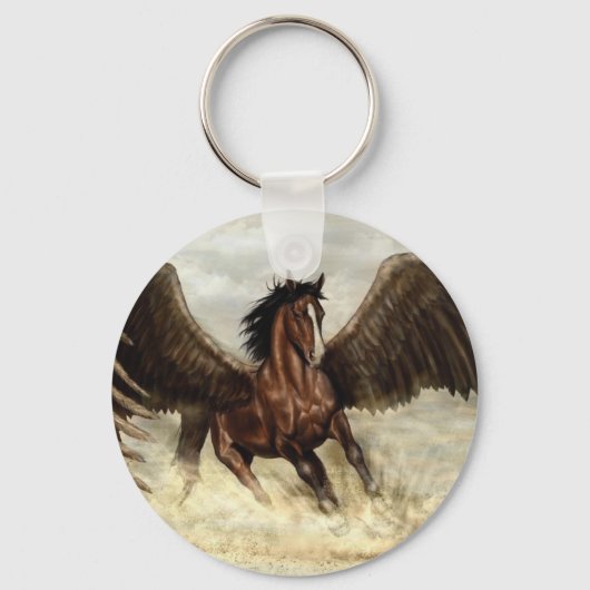 Winged Pegasus Sleutelhanger (Voorkant)