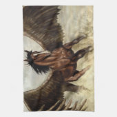 Winged Pegasus Theedoek (Verticaal)