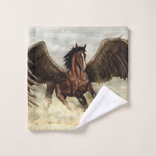 Winged Pegasus   Washandje (Wasdoekje)