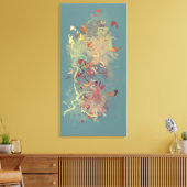 Winged ritters canvas afdruk (Insitu (Woonkamer))