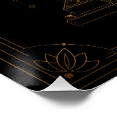 Winged Scarab Guardian Temple Poster (Coin)