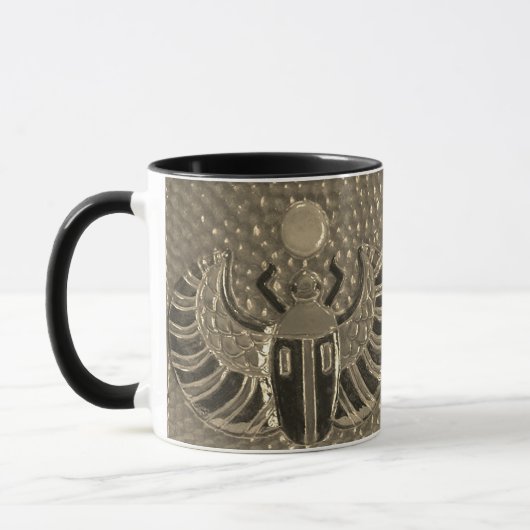 Winged Scarab tile Pattern Mug 2 (Gauche)