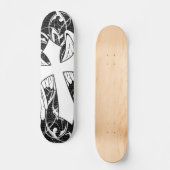 Winged schaarplaat skateboard (Voorkant)