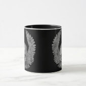 Winged schedel mok (Midden)