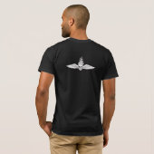 Winged schedel t-shirt (Achterkant volledig)
