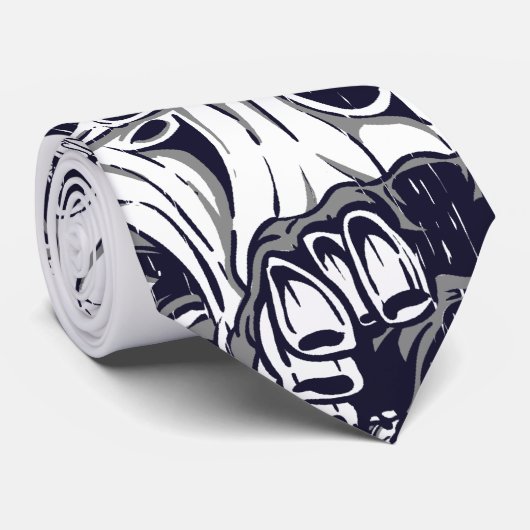 Winged Stropdas Gothic Metaal (Opgerold)