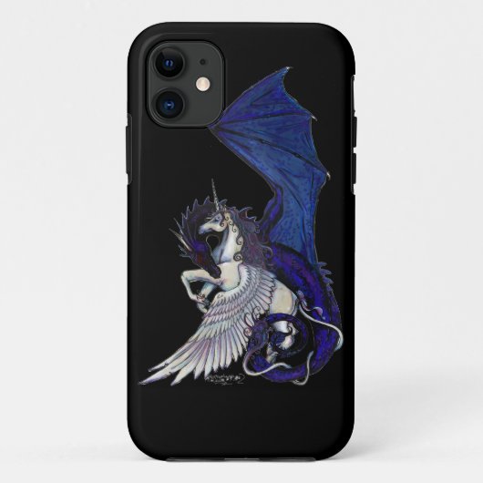 WINGED unicorn en Dragon Case-Mate iPhone Case (Achterkant)