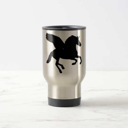 Winged Unicorn Silhouette Reisbeker (Center)