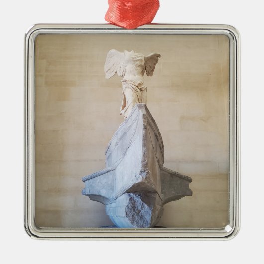 Winged Victory of Samothrace Souvenir Metalen Ornament (Voorkant)