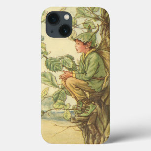 Wingel Elm Fairy Zitting in een boom iPhone 13 Hoesje
