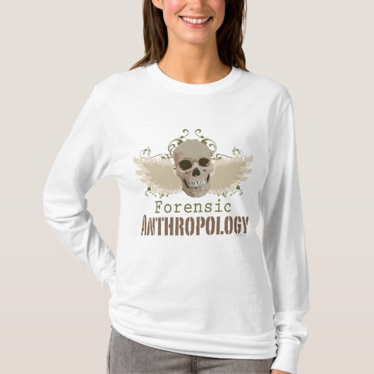 Wingel Skull Forensic Anthropology Hoodie T-shirt (Voorkant)