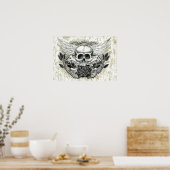 Wingel Skull Print (Keuken)