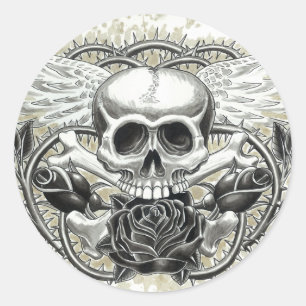 Wingel Skull Stickers