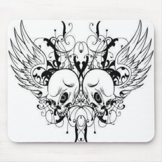 Wingel Skulls Mousepad Muismat (Voorkant)