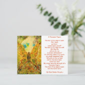 Wingen van een Duizend Tijgers Briefkaart (Staand voorkant)