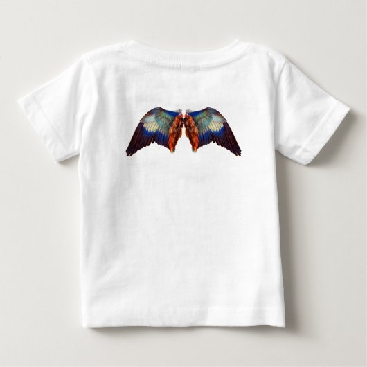 WINGEN VAN EEN EUROPESE ROLLER (Achterkant)