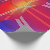 Winging It Neon gelaagd Cadeaupapier (Hoek)