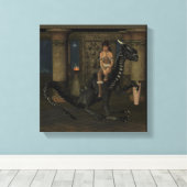 Wingless Vrienden Canvas Afdruk (Insitu (Houten vloer))